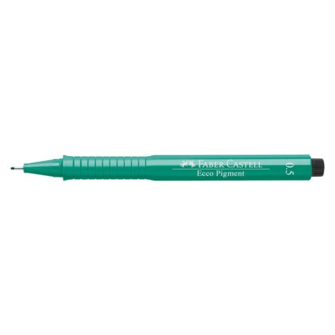 Cienkopis Faber-Castell Ecco Pigment, 0.5mm, zielony - 2